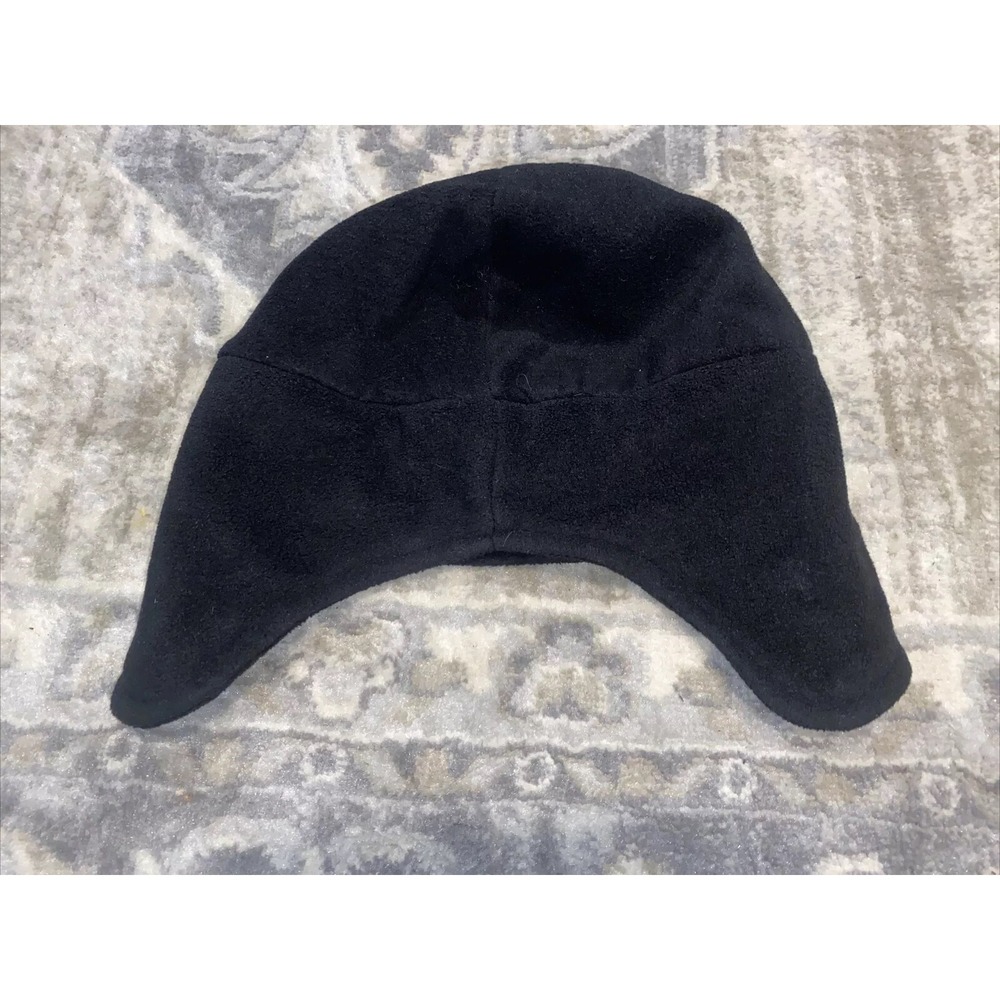 NEW MENS TEK GEAR MICROFLEECE ONE SIZE COLD-WEATHER HEAT TEK BLACK EAR FLAP